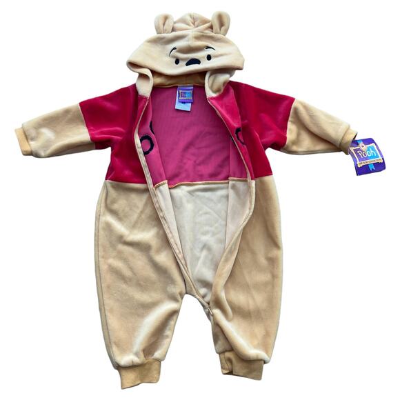 Pooh 100 Acre Collection Winnie the Pooh Bear Costume Bodysuit Baby Sz 12 Months - Picture 3 of 6